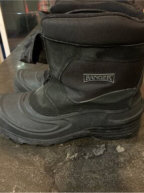 Ranger Men's Black Waterproof Winter Boots